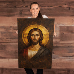 Christ Pantocrator - Byzantine Style Wall Art on Canva