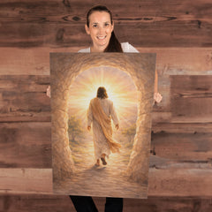 He Is Risen! - Wall Art On Canva (Light)