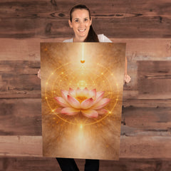 Sacred Lotus - Wall Art on Canva