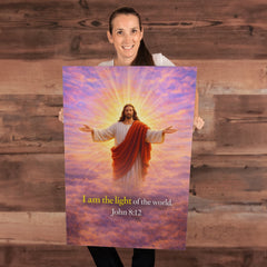 I Am The Light of The World - Wall Art On Canva