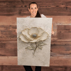 Luxury Neutral Floral  - Wall Art on Canva