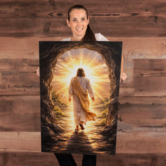 He Is Risen! - Wall Art on Canva (Dark)