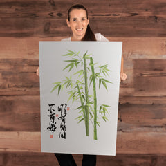 Peace & Tranquility - Wall Art on Canva (Green)