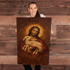 The Lamb of God - Byzantine Wall Art on Canva