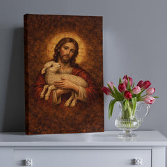 The Lamb of God - Byzantine Wall Art on Canva