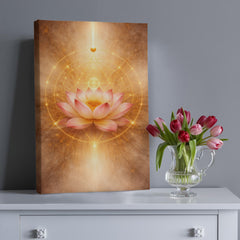 Sacred Lotus - Wall Art on Canva