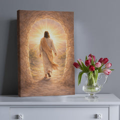 He Is Risen! - Wall Art On Canva (Light)