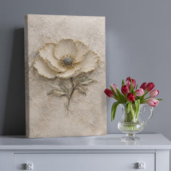 Luxury Neutral Floral  - Wall Art on Canva