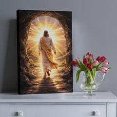 He Is Risen! - Wall Art on Canva (Dark)