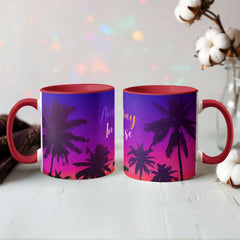 Another Day in Paradise - Color Accent Mug