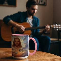 I Am The Light Of The World - Color Accent Mug