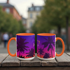 Another Day in Paradise - Color Accent Mug