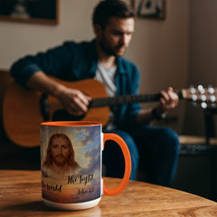 I Am The Light Of The World - Color Accent Mug