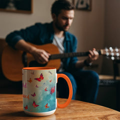 Thank ful, Grateful & Truly Blessed - Color Accent Mug