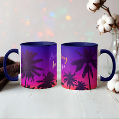 Another Day in Paradise - Color Accent Mug