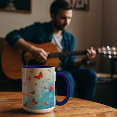 Thank ful, Grateful & Truly Blessed - Color Accent Mug