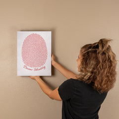 Divine Identity - Wall Art on Canva (Red)
