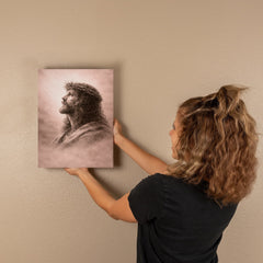 The Crown of Thorns - Wall Art on Canva (Dusty Rose)