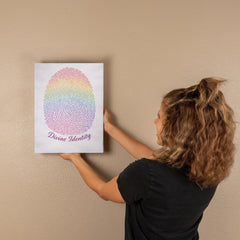 Divine Identity - Wall Art on Canva (Rainbow)