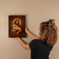 The Lamb of God - Byzantine Wall Art on Canva