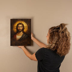 Christ Pantocrator - Byzantine Style Wall Art on Canva