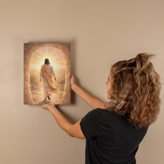 He Is Risen! - Wall Art On Canva (Light)