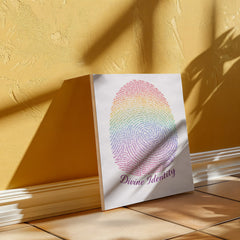 Divine Identity - Wall Art on Canva (Rainbow)