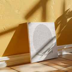 Divine Identity - Wall Art on Canva (Gray)