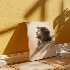 The Crown of Thorns - Wall Art (Beige)