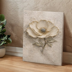 Luxury Neutral Floral  - Wall Art on Canva