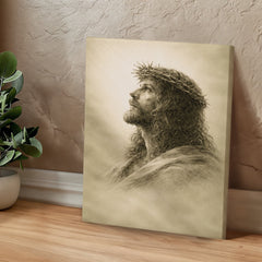 The Crown of Thorns - Wall Art (Olive-Green)