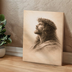 The Crown of Thorns - Wall Art (Beige)