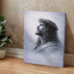 The Crown of Thorns - Wall Art (Blue)