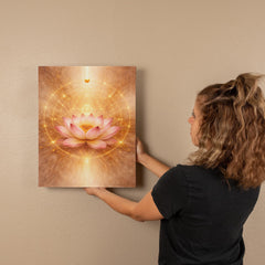 Sacred Lotus - Wall Art on Canva