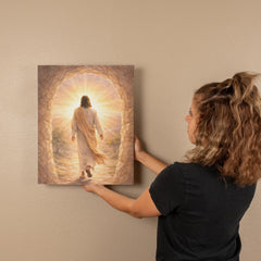 He Is Risen! - Wall Art On Canva (Light)
