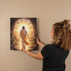 He Is Risen! - Wall Art on Canva (Dark)