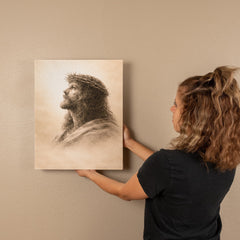 The Crown of Thorns - Wall Art (Beige)