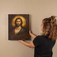 Christ Pantocrator - Byzantine Style Wall Art on Canva