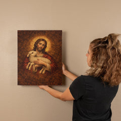 The Lamb of God - Byzantine Wall Art on Canva