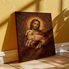 The Lamb of God - Byzantine Wall Art on Canva