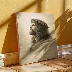 The Crown of Thorns - Wall Art (Olive-Green)