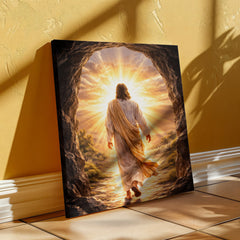 He Is Risen! - Wall Art on Canva (Dark)