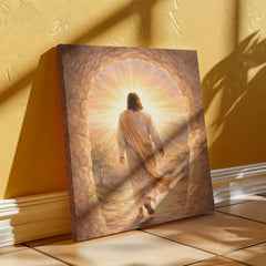 He Is Risen! - Wall Art On Canva (Light)