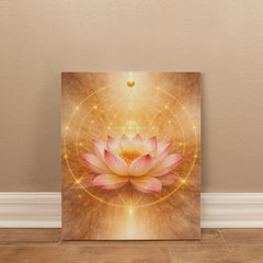 Sacred Lotus - Wall Art on Canva