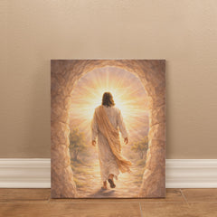 He Is Risen! - Wall Art On Canva (Light)