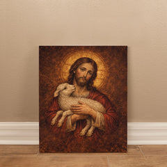 The Lamb of God - Byzantine Wall Art on Canva