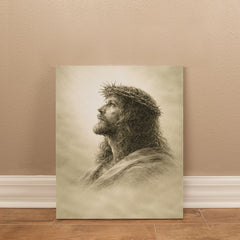 The Crown of Thorns - Wall Art (Olive-Green)