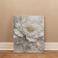 Elegant White Peony - Wall Art on Canva