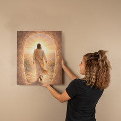 He Is Risen! - Wall Art On Canva (Light)