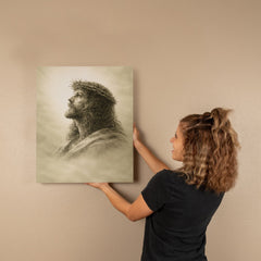 The Crown of Thorns - Wall Art (Olive-Green)